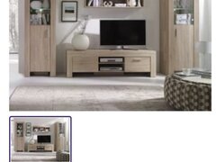Living Set/2vitrine turn + comoda tv + polita suspendata