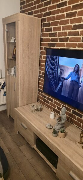 Living Set/2vitrine turn + comoda tv + polita suspendata