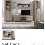 Living Set/2vitrine turn + comoda tv + polita suspendata